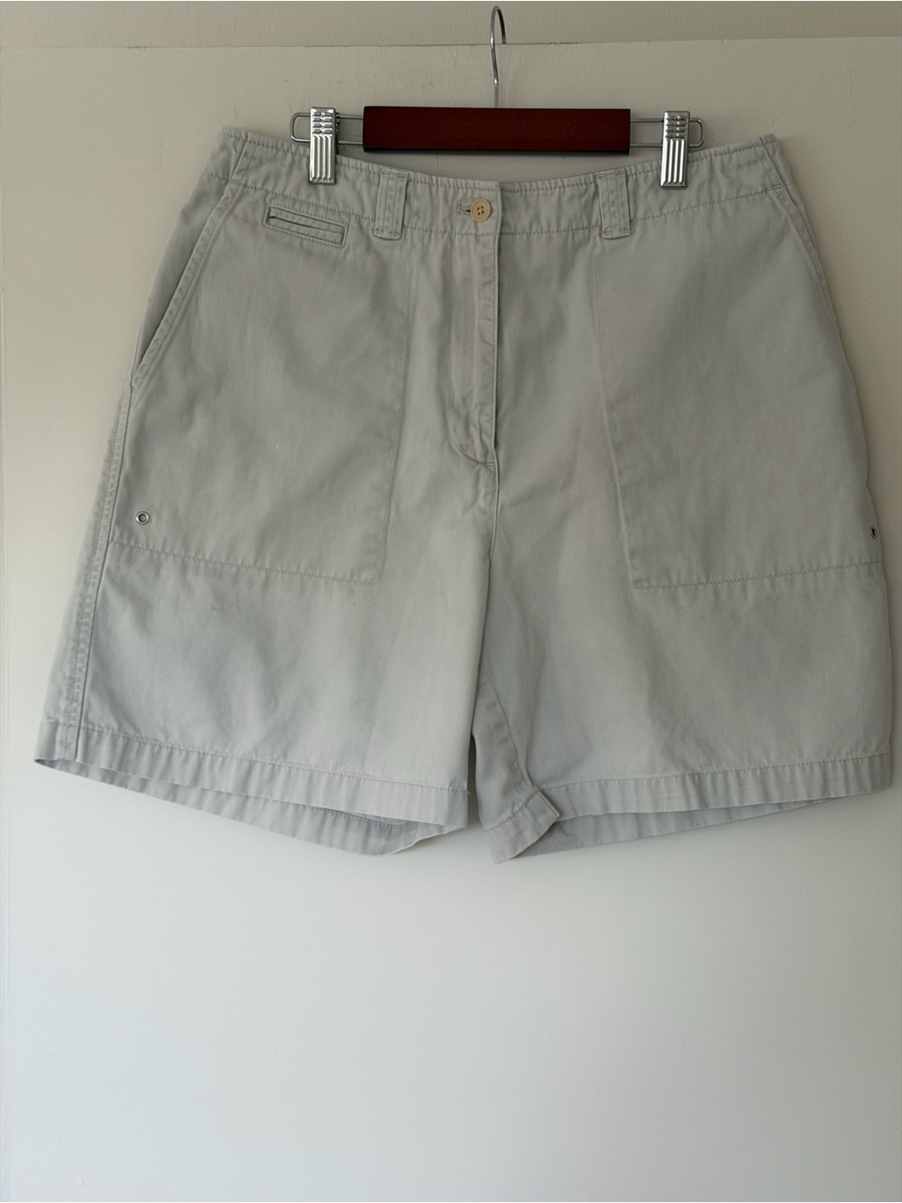 Lauren Ralph Lauren Light Gray Cotton Bermuda Shorts